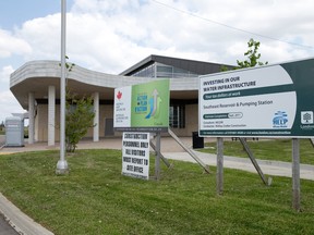 An exterior view of the Southeast London Reservoir and Pumping Station on Highbury Avenue in London, Ont. on Sunday May 22, 2016. (Free Press file photo)