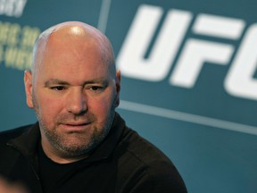 UFC president Dana White responded to comments made by actress Meryl Streep at the Golden Globes on Sunday. (John Locher/AP Photo)