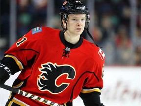 Former Stony Plain Predator Brett Kulak is back with the Calgary Flames this week after a month of seasoning in the American Hockey League. - Postmedia Network