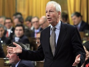 Stephane Dion stands in the House of Commons during question period in Ottawa on Thursday, November 24, 2016. (THE CANADIAN PRESS/Fred Chartrand)