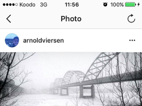 Peace River-Westlock MP Arnold Viersen held an Instagram contest for photos of his riding. Above, Viersen shares the winner of the competition (Instagram).