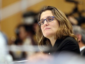 Chrystia Freeland the Minister of International Trade from Canada.(AFP/Getty Images)