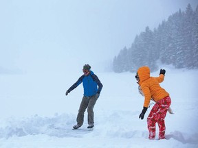 Beauvais Lake was swept clean for skaters on New Year's Day by volunteers so people could enjoy some outdoor fun. | Submitted photo/Marie Everts