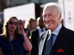 Christopher Plummer, a cast member in the classic film "The Sound of Music," arrives for a 50th anniversary screening of the film at the opening night gala of the 2015 TCM Classic Film Festival on Thursday, March 26, 2015, in Los Angeles. Oscar-winning actor Plummer will receive a lifetime achievement award at the Canadian Screen Awards in March. (THE CANADIAN PRESS/AP-Photo by Chris Pizzello/Invision/AP)