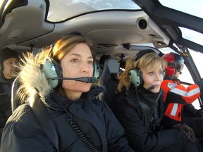 Jane Fonda on a tour of Fort McMurray oilsands on Jan. 10, 2017. Ian Jackson, Epic Photography