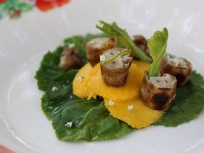 Bugs, a documentary, is opening in Toronto on Friday, Jan. 13. This dish is Termite Queen with Mango. (HANDOUT)
