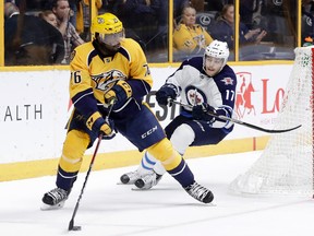 The inclusion of Predators defenceman P.K. Subban for the NHL all-star game this month is questionable based on his play this season. (Mark Humphrey/AP Photo)