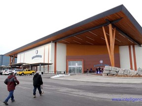 The completed Shorelines Casino, shown here during opening ceremonies on Wednesday January 11, 2017 in Belleville, Ont. Emily Mountney-Lessard/Belleville Intelligencer/Postmedia Network