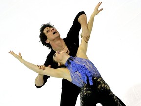 Canada’s Tessa Virtue (right) and Scott Moir will be competing at the Canadian Tire National Skating Championships at TD Place next week. (GETTY iMAGES)