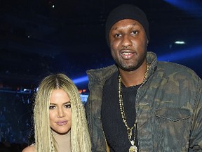 Khloe Kardashian and Lamar Odom attend Kanye West Yeezy Season 3 on February 11, 2016 in New York City. (Photo by Jamie McCarthy/Getty Images for Yeezy Season 3)