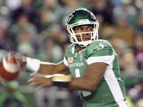 The Montreal Alouettes have acquired quarterback Darian Durant from the Saskatchewan Roughriders. (THE CANADIAN PRESS/PHOTO)