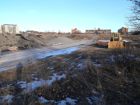 A view of the north end Kingston quarry site on Jan. 13, where the retail giant store Walmart was supposed to build its second Kingston store.  (Ian MacAlpine/The Whig-Standard)
