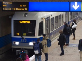 Transit officials say functioning digital announcement boards are one more step toward a fully functional Metro Line. IAN KUCERAK / POSTMEDIA NEWS