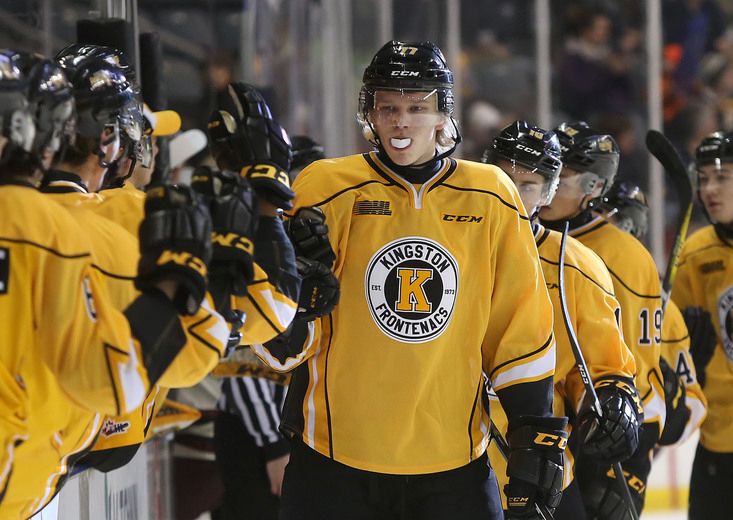 19 Jason Robertson Game Issued (Worn) Kingston Frontenacs The Tragically  Hip Jersey