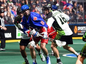 The Toronto Rock showcased its young talent by defeating the two-time defending NLL champion Saskatchewan Rush at ACC. (Graig Abel photo)