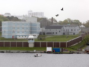 Her Majesty’s Penitentiary is pictured in St. John’s, N.L., overlooking Quidi Vidi Lake. (THE CANADIAN PRESS/Paul Daly)