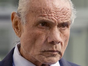 In this Nov. 2, 2015, file photo, former professional wrestler Jimmy "Superfly" Snuka leaves after his formal arraignment at the Lehigh County Courthouse in Allentown, Pa. (Michael Kubel/The Morning Call via AP, File)