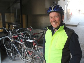 Neal Scott is the current president of Cycle Kingston, which is marking its 10th anniversary this year as a charitable organization. The group promotes safe cycling through education and public outreach. (Michael Lea/The Whig-Standard)