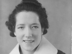 Jo Berglund in her 1939 Lakeland College graduating photo. Photo courtesy of Lakeland College.