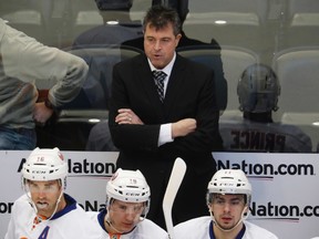 The Islanders fired head coach Jack Capuano on Tuesday, Jan. 17, 2017. (David Zalubowski/AP Photo)