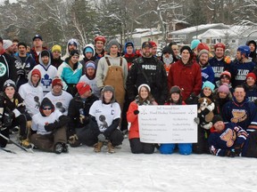A Facebook image from the Kerr Pond Hockey Tournament in 2015.