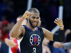 The Clippers will be without guard Chris Paul for six to eight weeks with a thumb injury. (Carlos Osorio/AP Photo/Files)