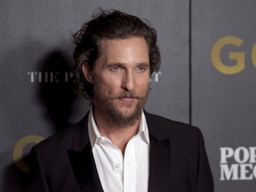 Actor Matthew McConaughey attends The World Premiere of "Gold" hosted by TWC - Dimension at AMC Loews Lincoln Square 13 theater on January 17, 2017 in New York City. (Photo by Dimitrios Kambouris/Getty Images)