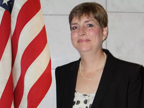Elizabeth Moore Aubin, chargé d'affaires at U.S. embassy.