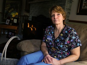 Kathy Katula, 54, is pictured at her Buckhorn, Ont. home on Saturday, January 14, 2017. (Clifford Skarstedt/Postmedia Network)