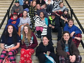 Students wore their finest pj's for Arthur Voaden pyjama day.