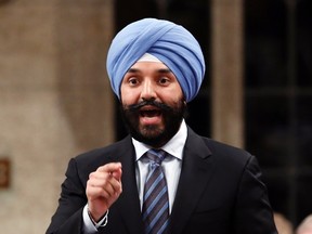 Minister of Innovation, Science and Economic Development Navdeep Bains (THE CANADIAN PRESS/Fred Chartrand)