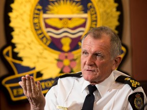 Police chief Rod Knecht on Friday, December 9, 2016  in St. Albert.
