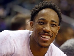 DeMar DeRozan of the Raptors was named a starter for the NBA All-Star Game on Thursday, Jan. 19, 2017. (Dave Abel/Toronto Sun)