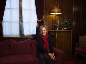 Fiona Reid, who plays The Queen is the production "The Audience" is pictured at Toronto's Royal Alexandra Theatre on Tuesday January 17, 2017. Fiona Reid was just three years old and thousands of kilometres away from her British birthplace when she caught her first live glimpse of the Queen. THE CANADIAN PRESS/Chris Young