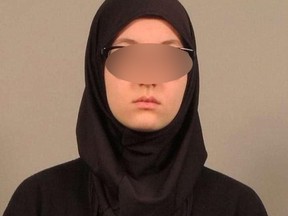 The 16-year-old Muslim girl -- known only as Safia S. -- was convicted of slitting the throat of a policewoman who stopped her in a routine check at a Hanover train station. (Hanover police photo)