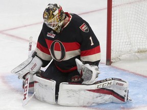 Ottawa Senators goaltender Mike Condon has been a key contributor to the team while Craig Anderson is unavailable. (TONY CALDWELL/Postmedia Network files)