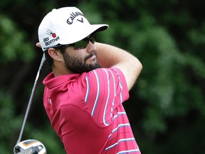 Canada's Adam Hadwin shot a 13-under 59 during the third round of the PGA Tour's CareerBuilder Challenge in La Quinta, Calif., on Saturday. (Craig Robertson/Toronto Sun/Files)