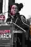 Janelle Monae speaks onstage the Women's March on Washington on January 21, 2017 in Washington, D.C.  (Photo by Theo Wargo/Getty Images)