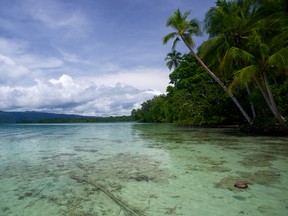 Salt water lagoon at Uepi in the Solomon Islands is pictured in this file photo. (ikaelEriksson/Getty Images)
