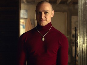 This image released by Universal Pictures shows James McAvoy in a scene from, “Split.” (Universal Pictures via AP)