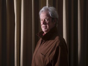 Actor Gordon Pinsent is pictured in a Toronto hotel room as he promotes his film "The River of My Dreams: A Portrait of Gordon Pinsent" during the 2016 Toronto International Film Festival on Tuesday, Sept. 13, 2016. THE CANADIAN PRESS/Chris Young