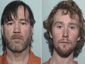 Timothy Ciboro (left) and his son Esten Ciboro (right) are accused of holding a 13-year-old female family member captive at their Toledo, Ohio home. (Lucas County Correctional Center)