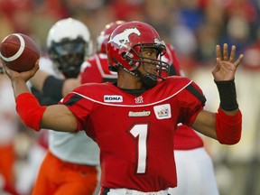 When the Calgary Stampeders dealt Henry Burris to Hamilton, it kept his competitive fires raging. (Postmedia Neywork file)