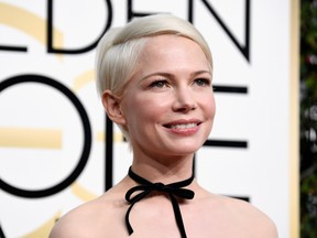Actress Michelle Williams attends the 74th Annual Golden Globe Awards at The Beverly Hilton Hotel on January 8, 2017 in Beverly Hills, California. (Photo by Frazer Harrison/Getty Images)