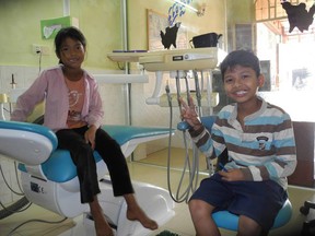 Children at the ABCs and Rice dentist in 2013. Cassandra Durand photo.