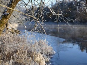 Kemptville Creek was flowing at 1.5 per cent of its normal rate in October. It recently hit 15.6 cubic metres per second, which is well above average. JANE KINNEAR READER PHOTO