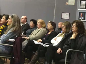 About 70 parents attended the Ottawa-Carleton District School Board meeting Tuesday to listen to trustees debate the future of elementary schools and possible closures. JACQUIE MILLER / -