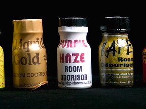 A selection of 'poppers'. (Wikipedia Photo)