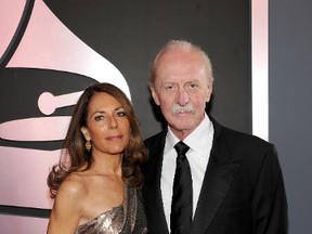 Co-founder and drummer of The Allman Brothers Band, Claude Hudson "Butch" Trucks, has died January 25, 2017. He was 69. LOS ANGELES, CA - FEBRUARY 12: Musician Butch Trucks of the Allman Brothers and his wife arrive at the 54th Annual GRAMMY Awards held at Staples Center on February 12, 2012 in Los Angeles, California. (Photo by Larry Busacca/Getty Images For The Recording Academy)