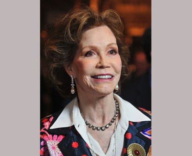 This Jan. 8, 2012 file photo shows actress Mary Tyler Moore at the taping of "Betty White's 90th Birthday: A Tribute To America's Golden Girl" in Los Angeles. Moore died Wednesday, Jan. 25, 2017, at age 80. (AP Photo/Vince Bucci, File)